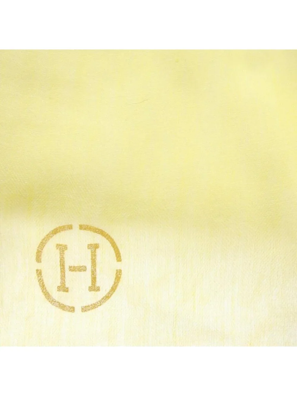 Hermes Stole Scarf Yellow